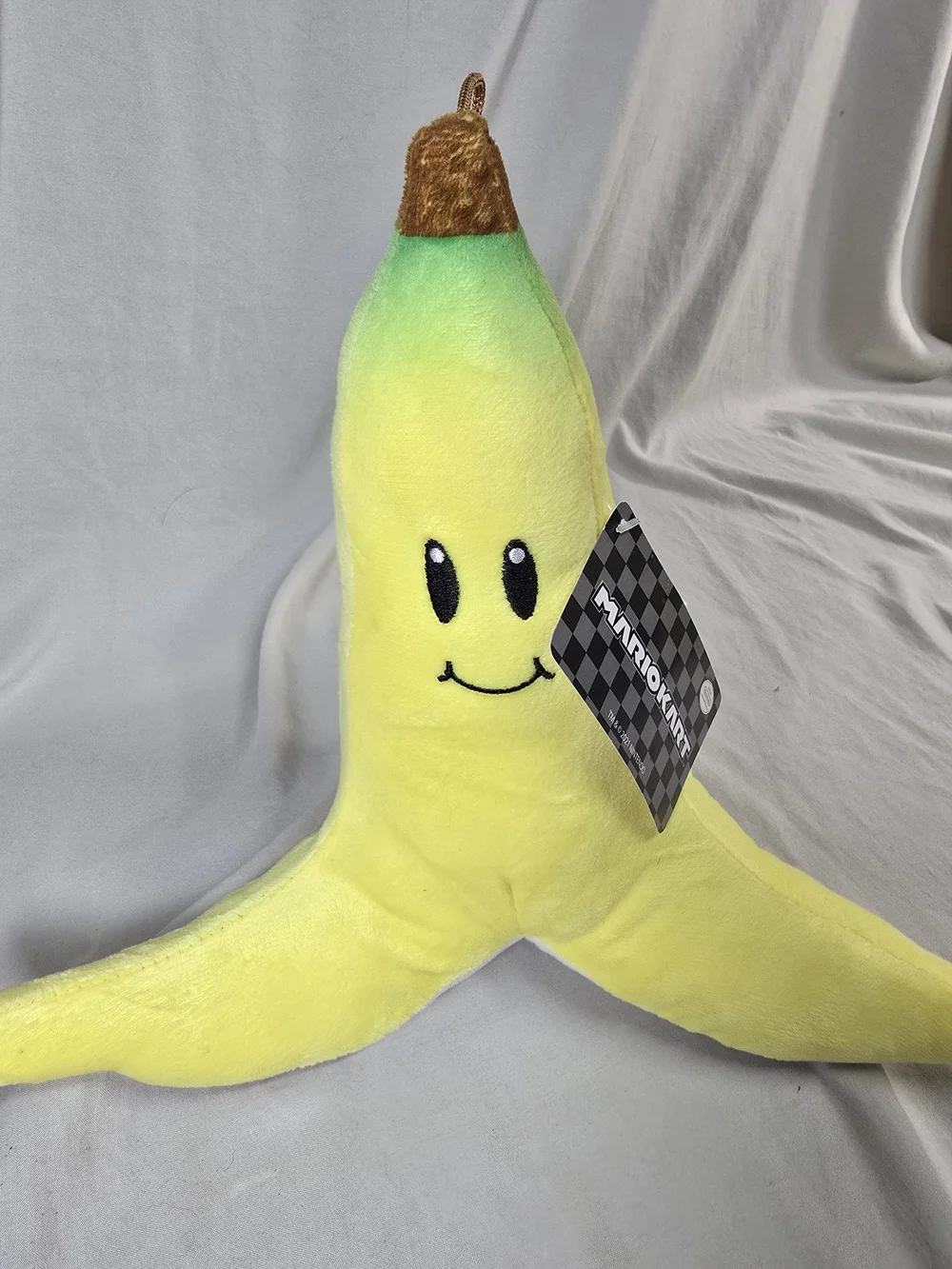 Nintendo Yellow Banana Peel Plush with Green Top